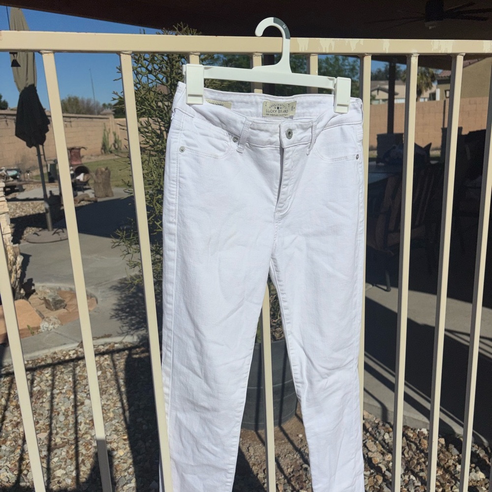 Lucky Brand Women's Crisp White Skinny Jeans